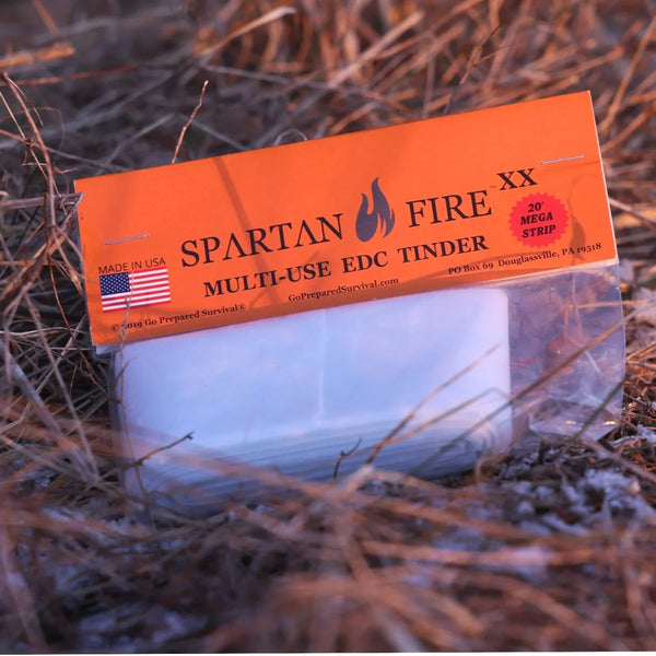 Spartan Fire™ Multi-Use Tinder XX - 20' MEGA Roll!