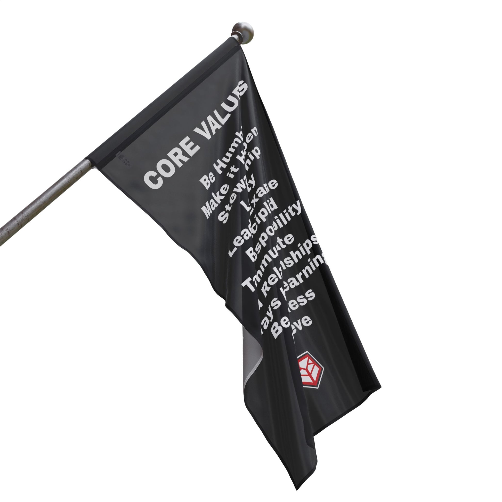 CORE VALUES FLAG - 18" x 12" Home Decor Refuge Medical