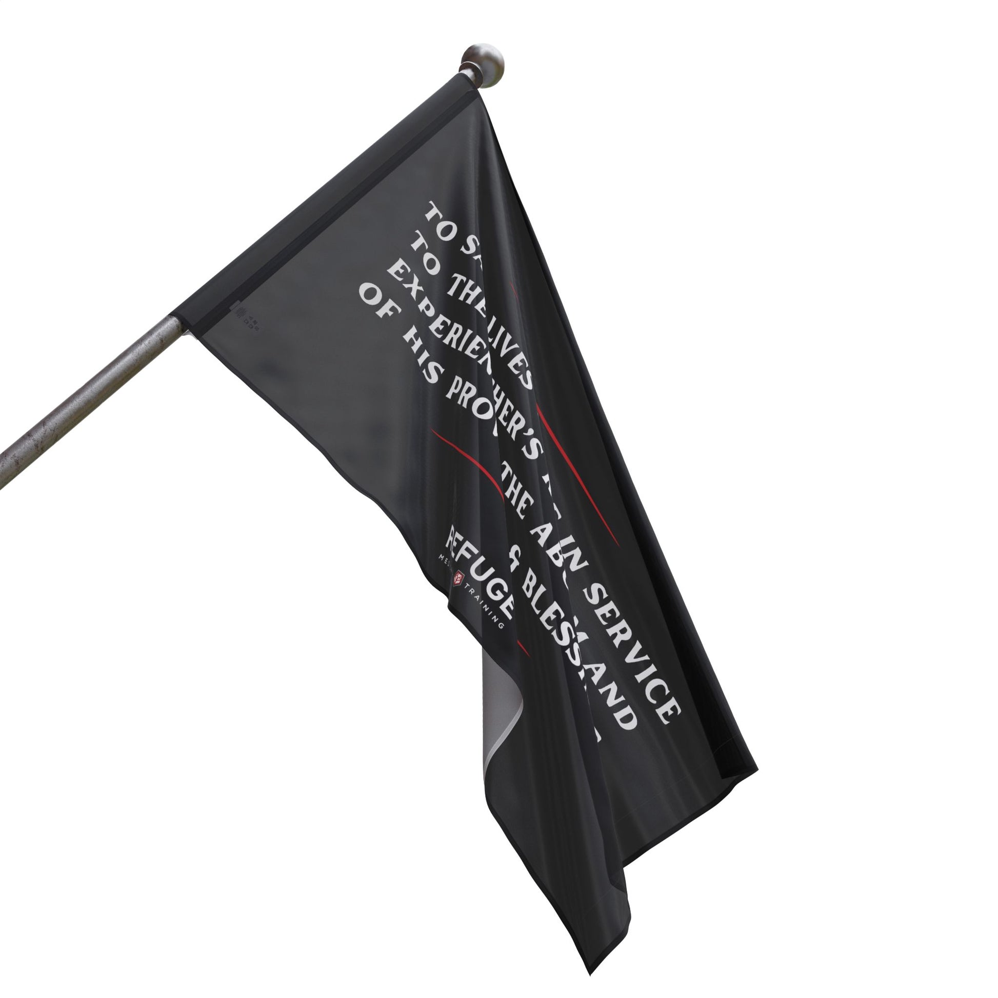 MISSION STATEMENT FLAG - 18" x 12" Home Decor Refuge Medical