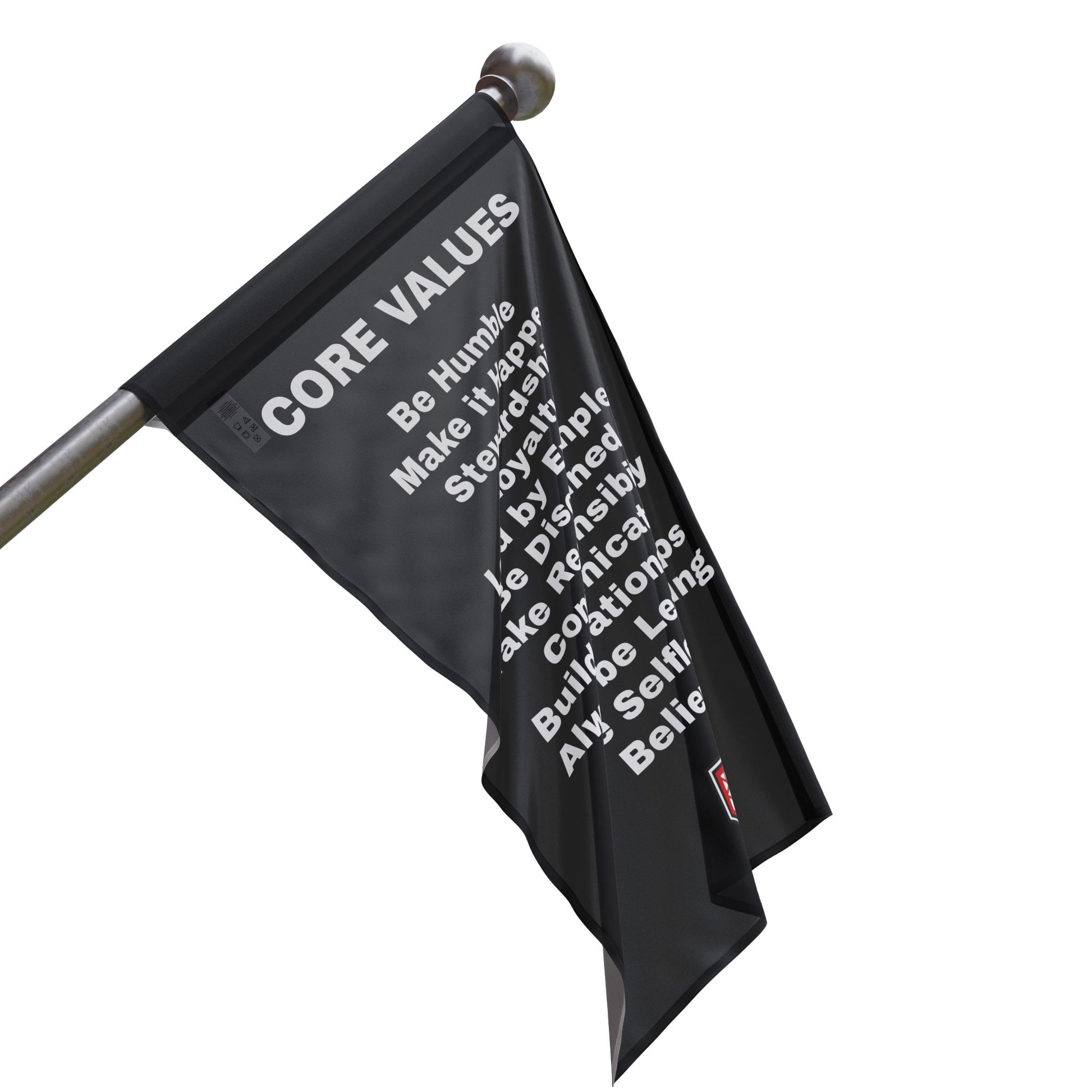 CORE VALUES FLAG - 18" x 12" Home Decor Refuge Medical