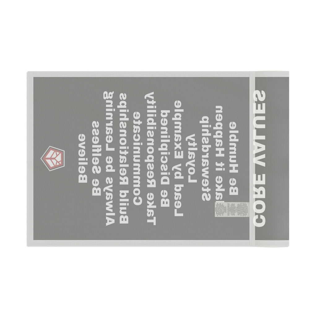 CORE VALUES FLAG - 18" x 12" Home Decor Refuge Medical