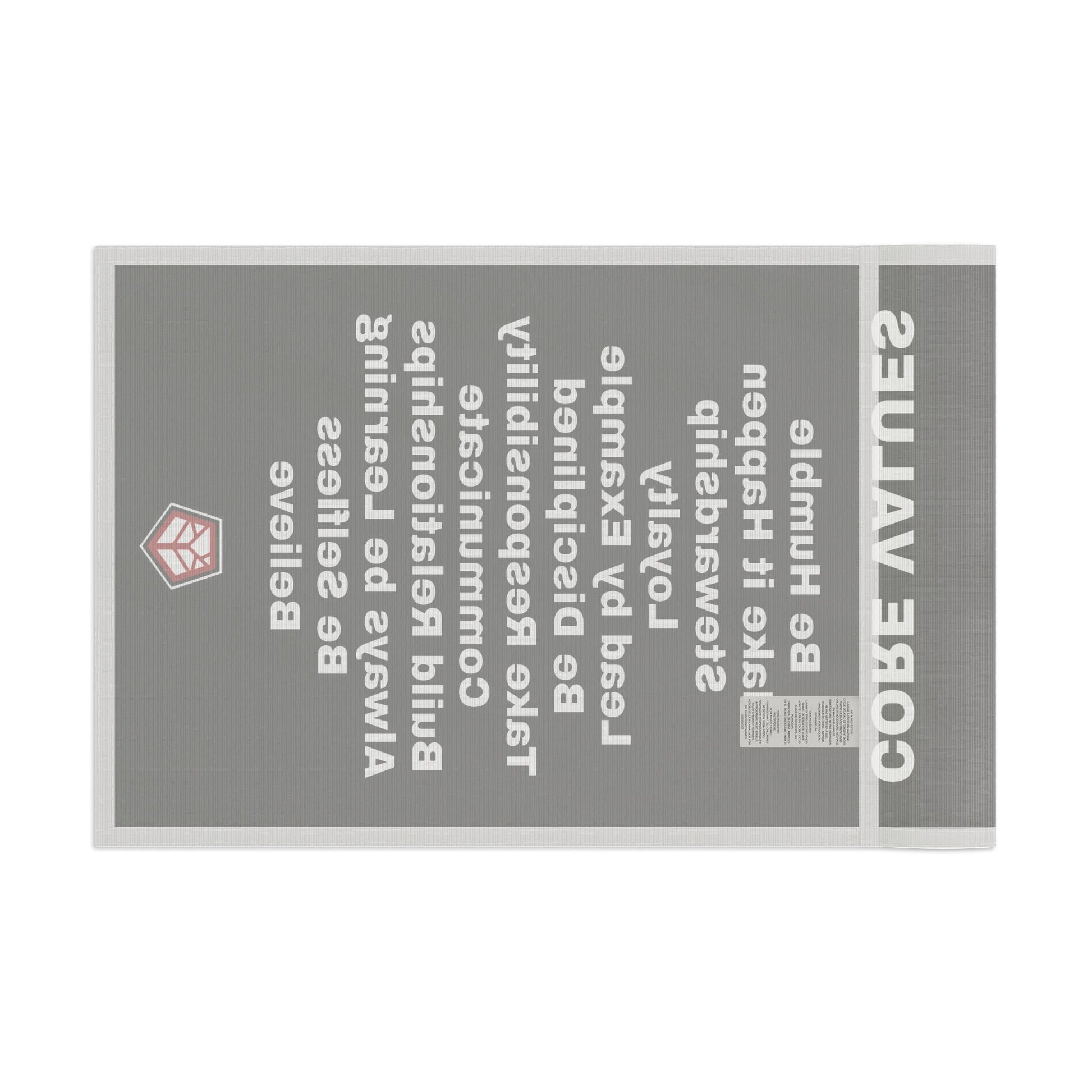 CORE VALUES FLAG - 18" x 12" Home Decor Refuge Medical
