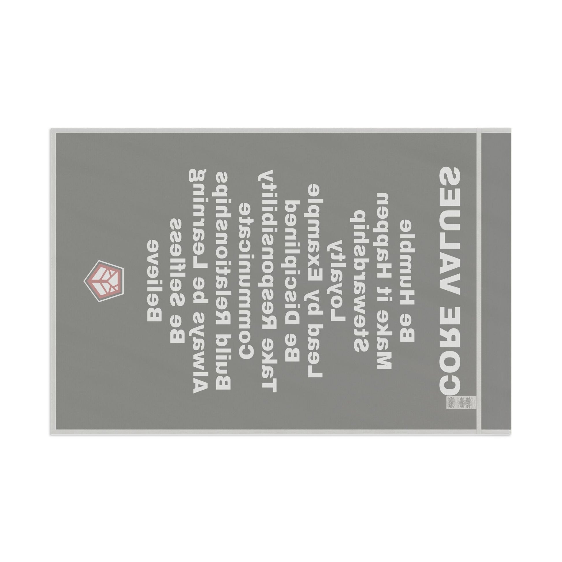 CORE VALUES FLAG - 18" x 12" Home Decor Refuge Medical