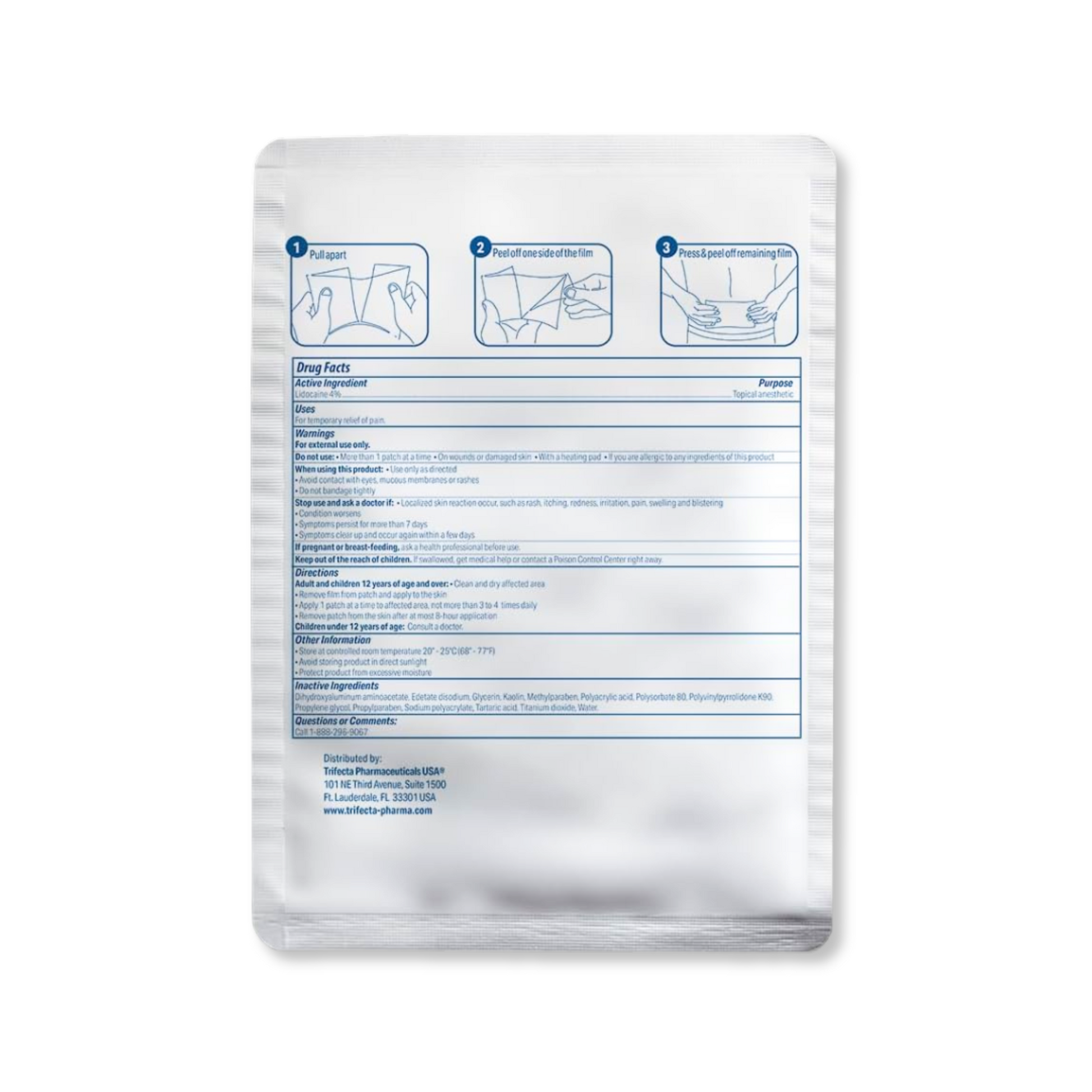 OTC Pain Relief 4% Lidocaine Patch