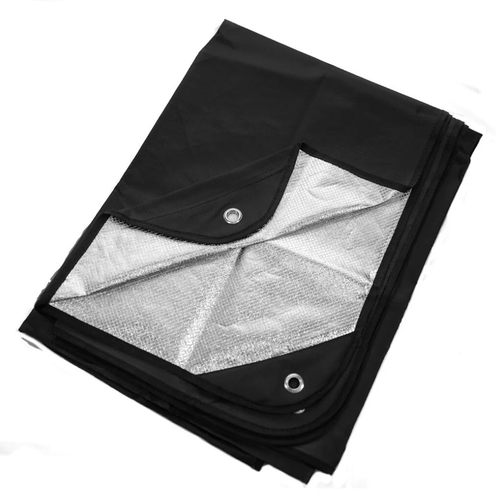 ARCTURUS OUTDOOR SURVIVAL BLANKET 60" X 82" - Black Medical Components Refuge Medical