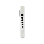 White exam pen with black pupil gauge diagram on a white background