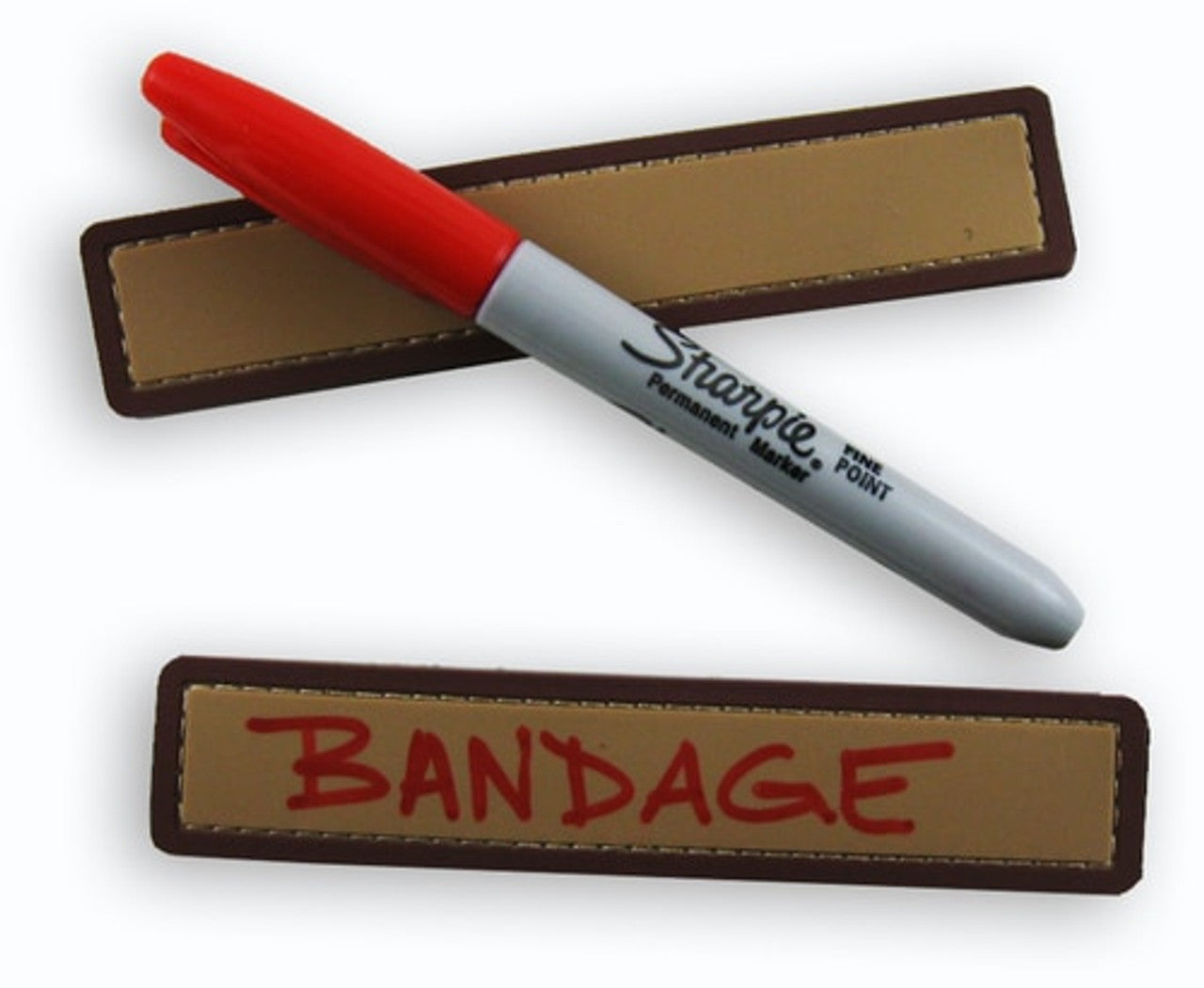 BLANK PVC NAME TAPE - TAN - Default Title Patch Refuge Medical