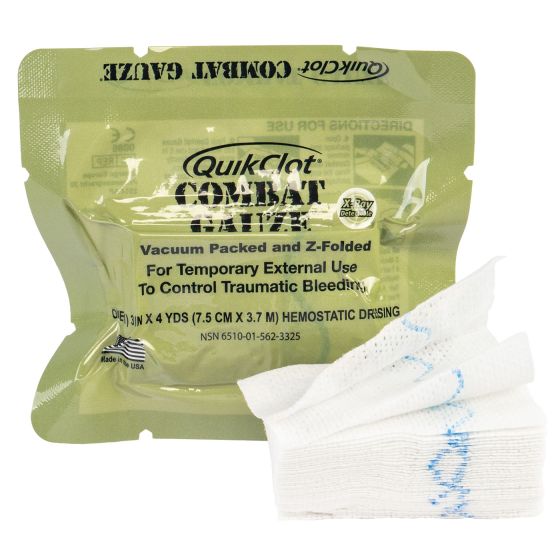 COMBAT Z-FOLD GAUZE 3" X 4YD - Default Title Medical Components Refuge Medical