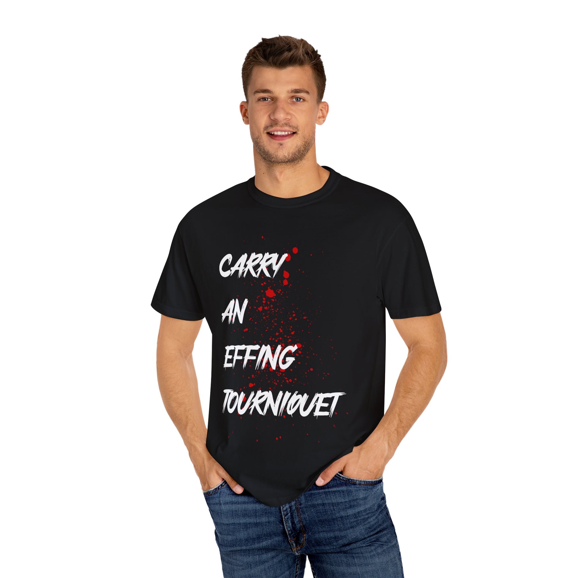 CARRY AN EFFING TOURNIQUET T-SHIRT - Black / S T-Shirt Refuge Medical