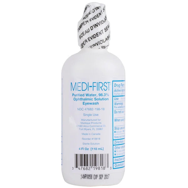 4oz eye wash bottle