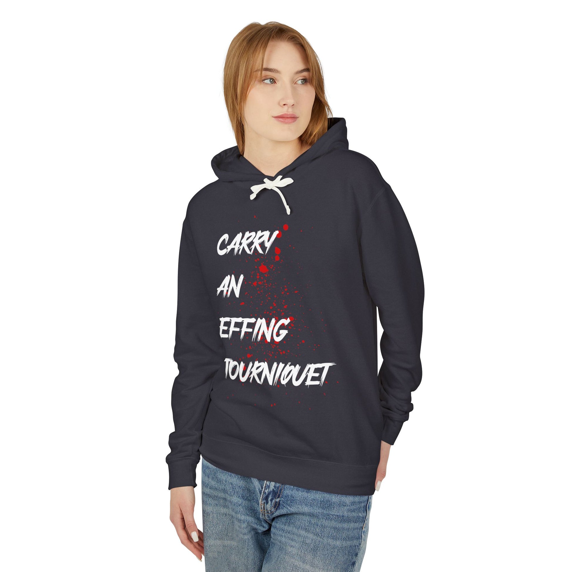 CARRY AN EFFING TOURNIQUET HOODIE - S / Black Hoodie Refuge Medical