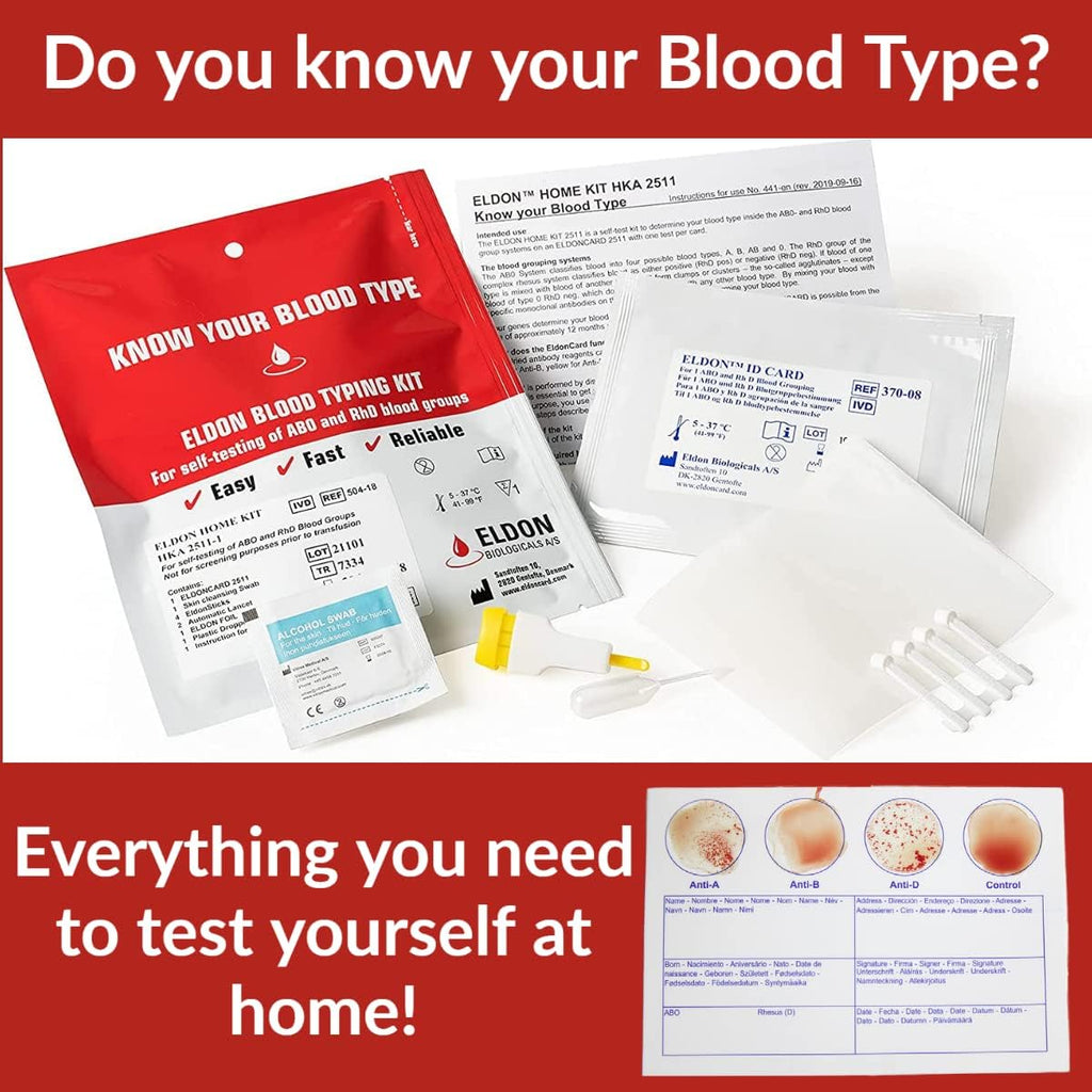 ELDON BLOOD TYPING KIT (3PK) - Default Title Medical Components Refuge Medical