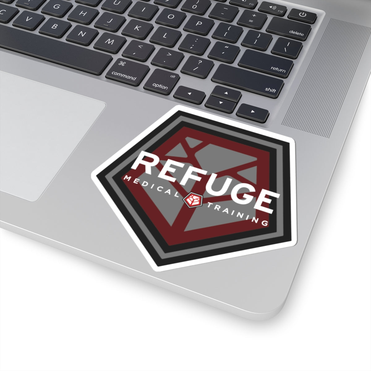 REFUGE STICKER - 4" × 4" / White Paper products Refuge Medical
