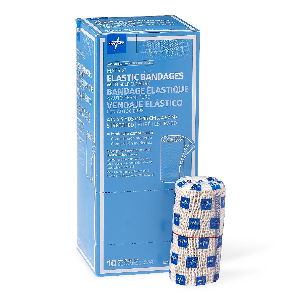 NON-STERILE ELASTIC ACE BANDGE - 2" x 5 yd. (5.1 cm x 4.6 m) Medical Components Refuge Medical