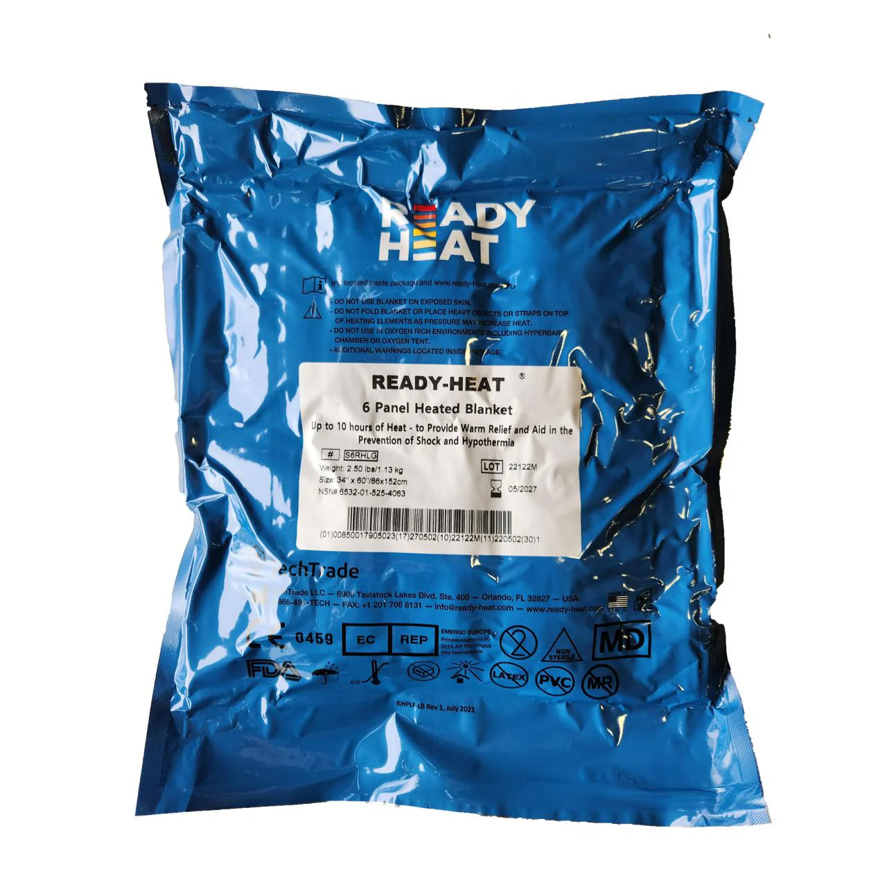 READY HEAT BLANKET - 4 Panel Medical Components Refuge Medical