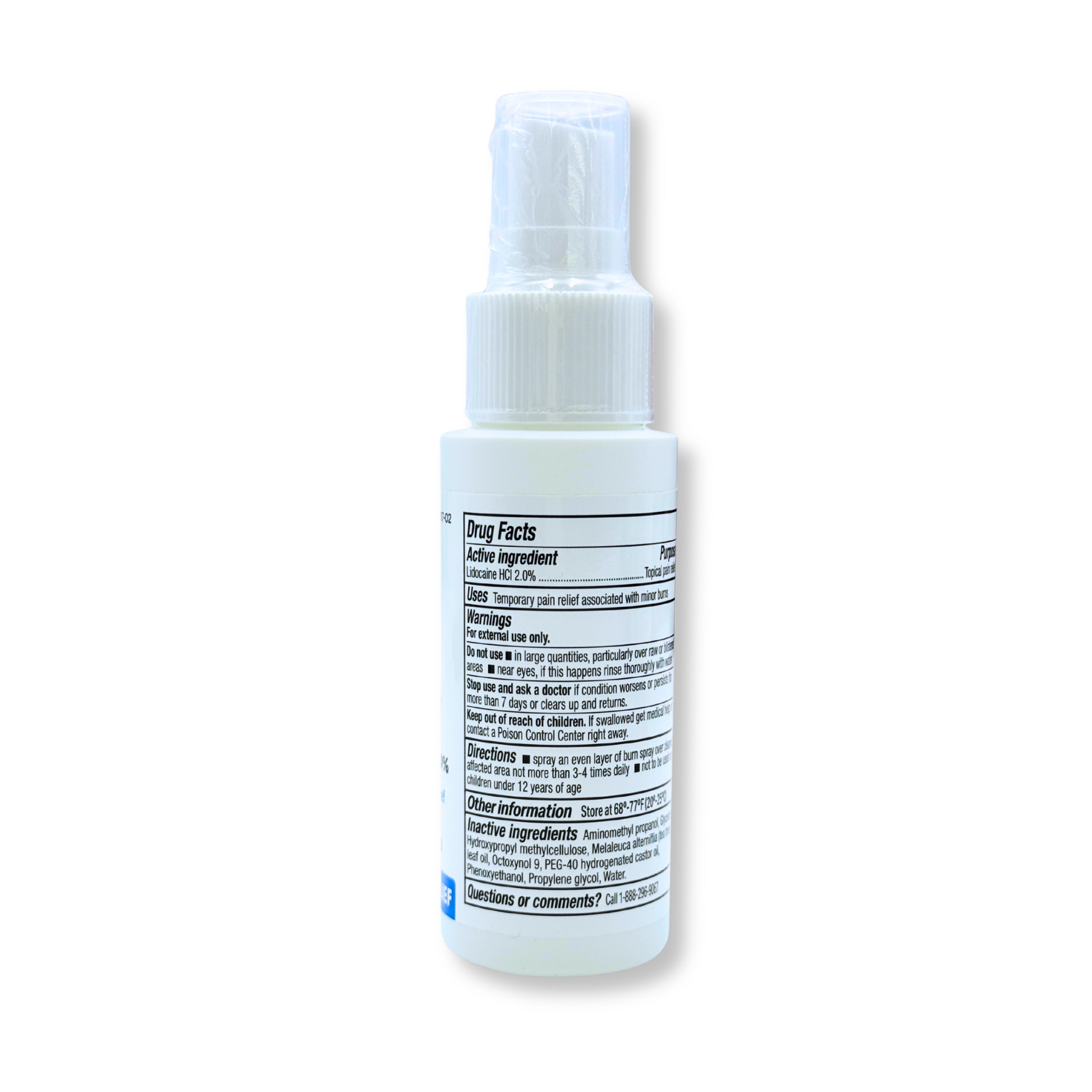 BURN SPRAY 2% LIDOCAINE