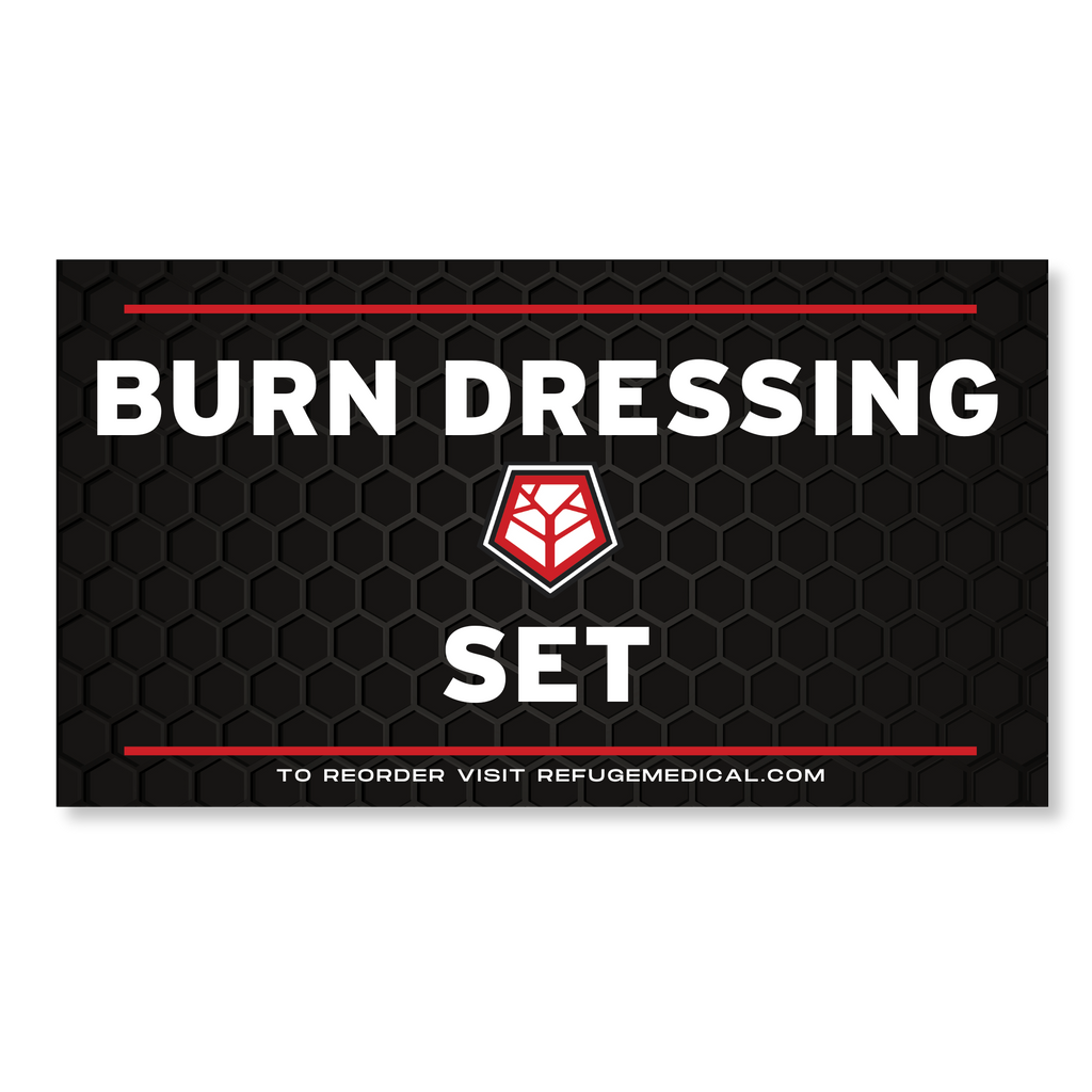 BURN DRESSING SET Refuge Medical BURN DRESSING SET Refuge Medical