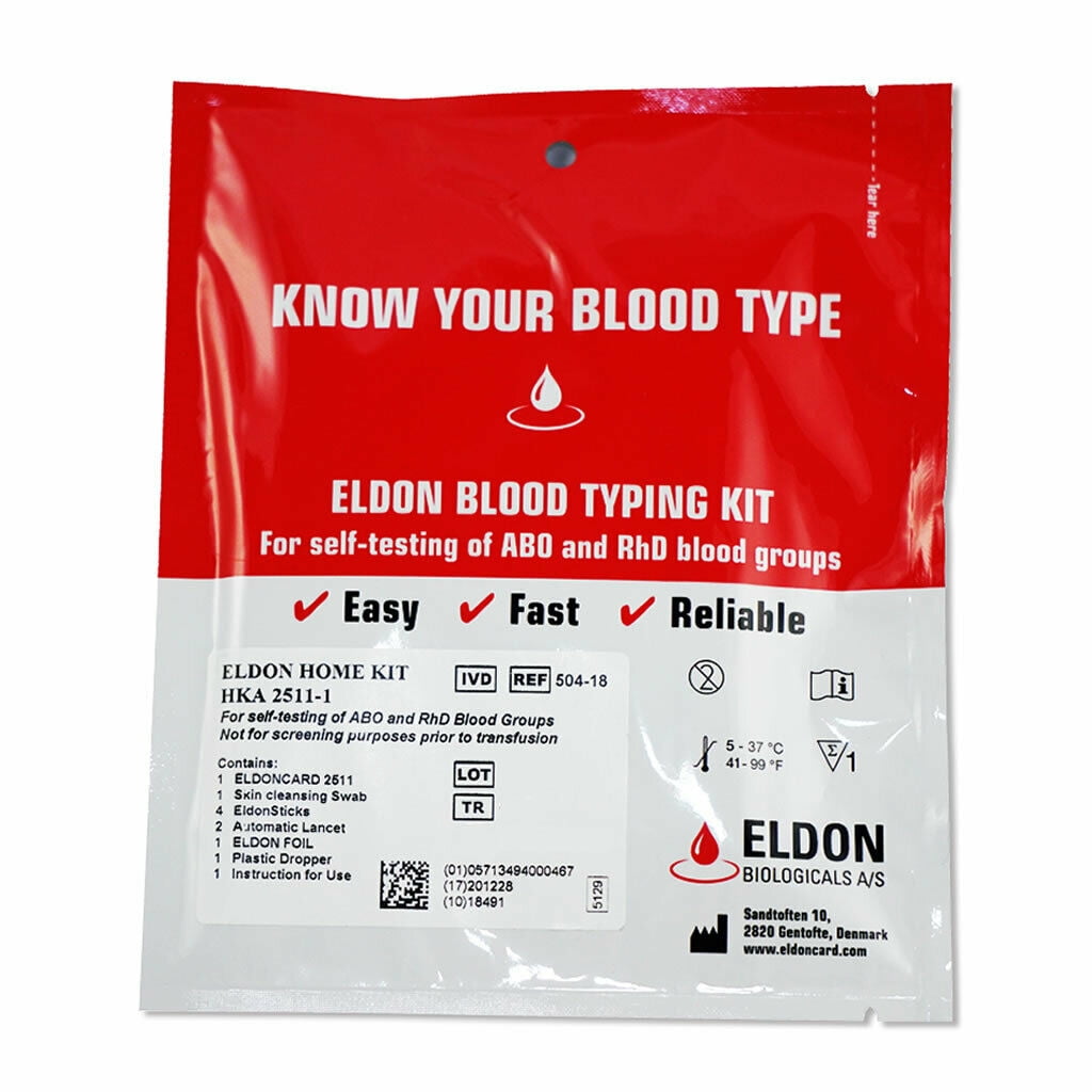 ELDON BLOOD TYPING KIT (3PK) - Default Title Medical Components Refuge Medical