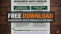 REFUGE BACKCOUNTRY SAFETY CHECKLIST
