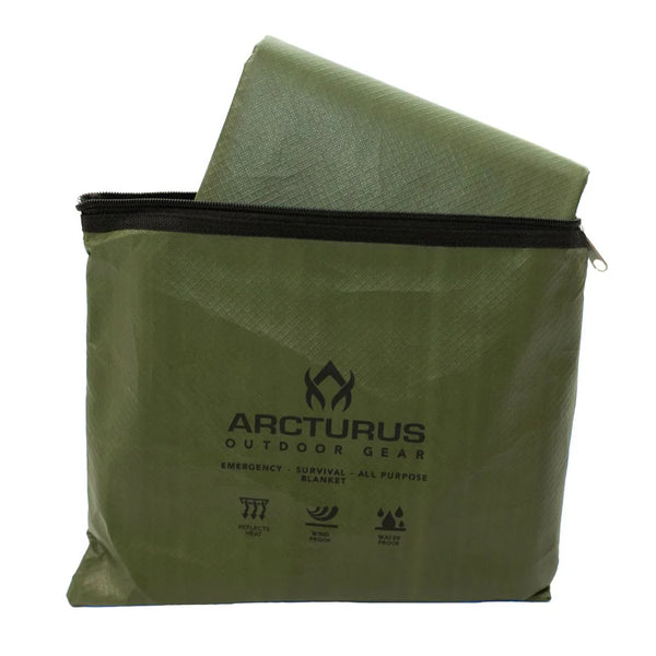 ARCTURUS OUTDOOR SURVIVAL BLANKET 60" X 82"