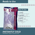 Ready to use Every Ready Disposable Ice Pack 4.5" x 7" "How to use"