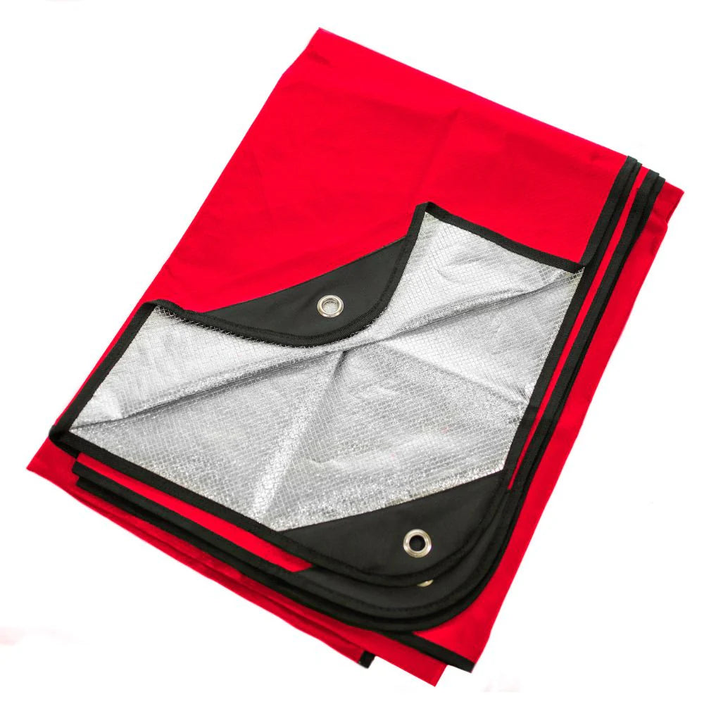 ARCTURUS OUTDOOR SURVIVAL BLANKET 60" X 82" - Red Medical Components Refuge Medical