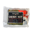 Refuge Medical Desk Kit Vacuum Sealed First Aid Kit - front