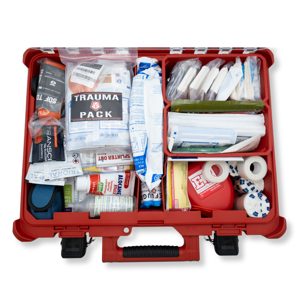 Box Rescue Kit TOOLBOX REFILL KIT – Refuge Medical