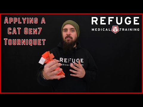 Youtube video - applying a cat gen 7 tourniquet