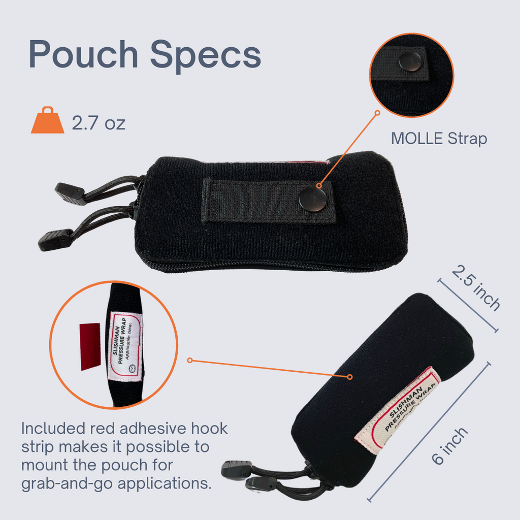 SLISHMAN PRESSURE WRAP - Orange / Wrap Only Medical Components Refuge Medical