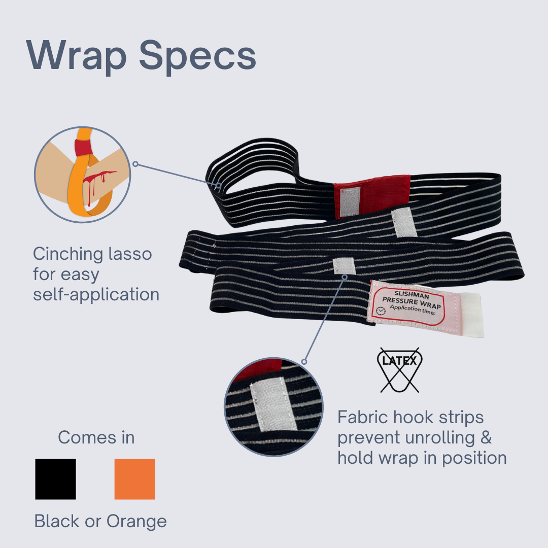 SLISHMAN PRESSURE WRAP – Refuge Medical