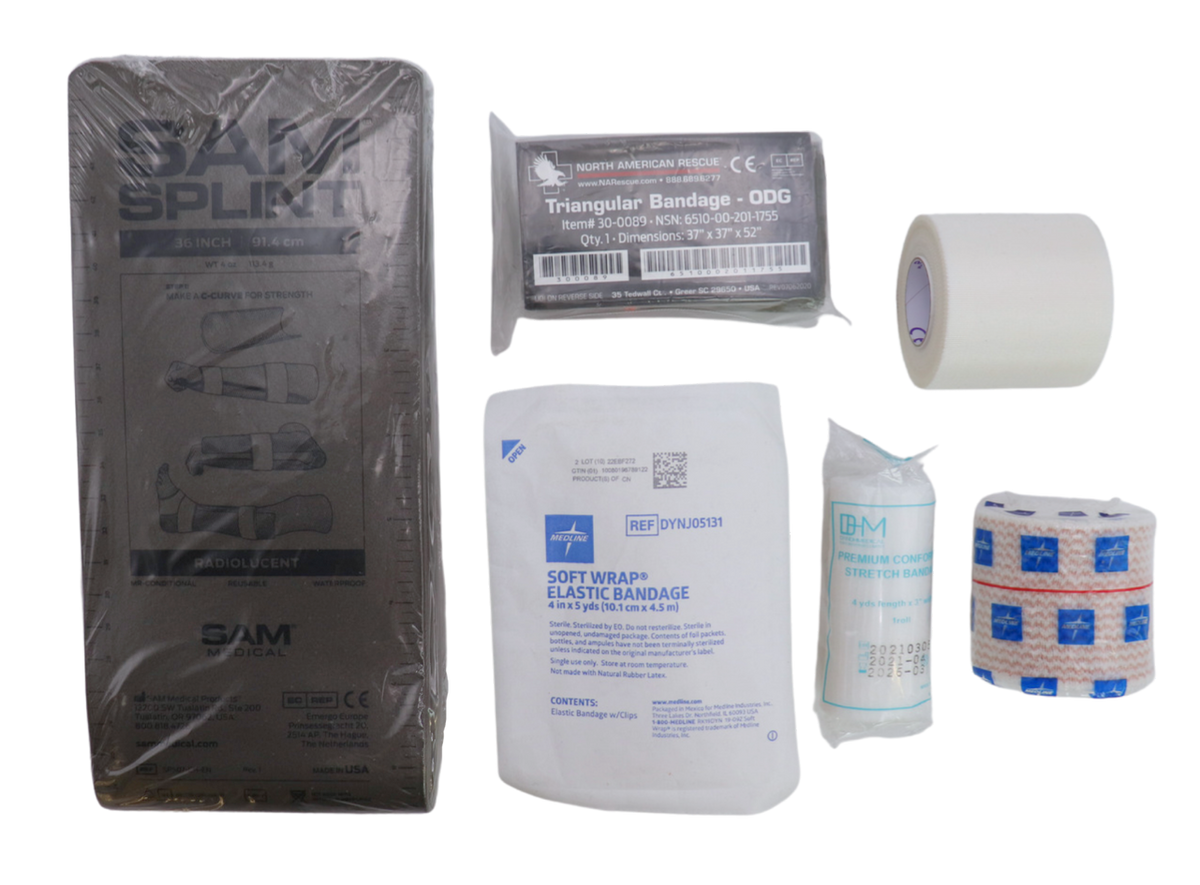 Splint Kit Components SPLINT SET – Refuge Medical